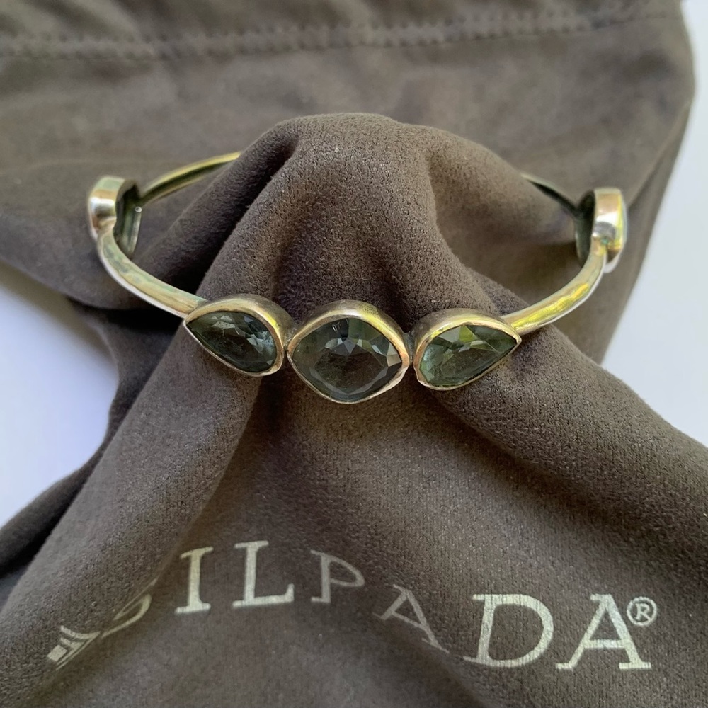 Silpada Smokey Glass Bangle